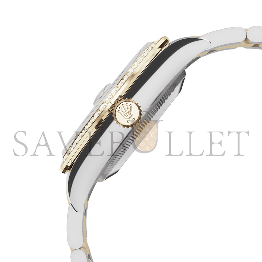 R*l*x datejust 36 oyster, 36 mm, oystersteel, yellow gold and diamonds watch 126283rbr-0018